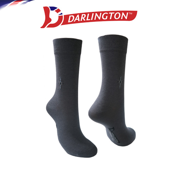 darlington men casual executive bamboo fiber regular socks 941051 dark gray