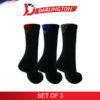 darlington men sports cotton regular socks 9c0966 tango red neutral gray amparo blue set of 3