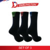 darlington men sports cotton regular socks 9c0967 green flash fresh salmon neon blue set of 3