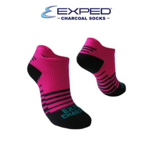 exped ladies sports nylon biker charcoal foot socks 4c1076 black