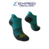 exped ladies sports nylon biker charcoal foot socks 4c1076 steel gray