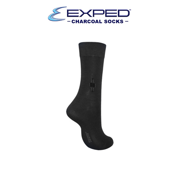 exped men casual executive bamboo charcoal regular socks 540632 dark gray