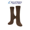 exped men casual executive bamboo charcoal regular socks 541051 brown