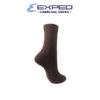 exped men casual executive bamboo charcoal regular socks 541052 brown