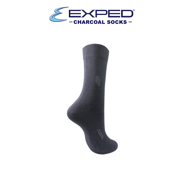 exped men casual executive bamboo charcoal regular socks 541053 dark gray