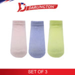 darlington babies casual cotton anklet socks 6c1291 set of 3