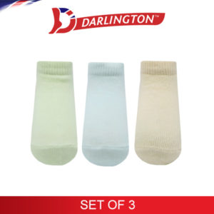 darlington babies casual cotton anklet socks 6c1292 set of 3