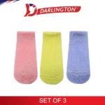 darlington babies thick cotton anklet socks 6c1293 set of 3