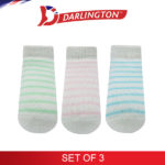 darlington babies thick cotton anklet socks 6c1294 set of 3