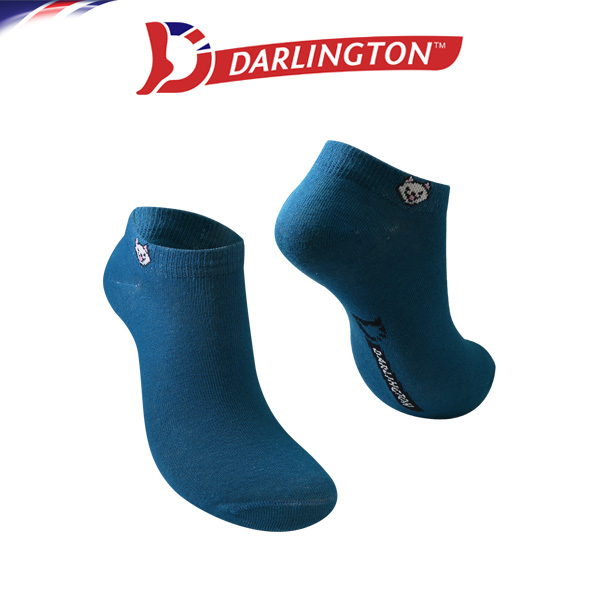 darlington ladies fashion cotton foot socks 8d0421 oriental blue
