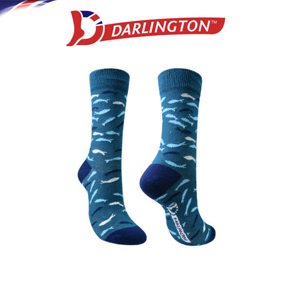 darlington men fashion cotton regular socks 9d0188 oriental blue
