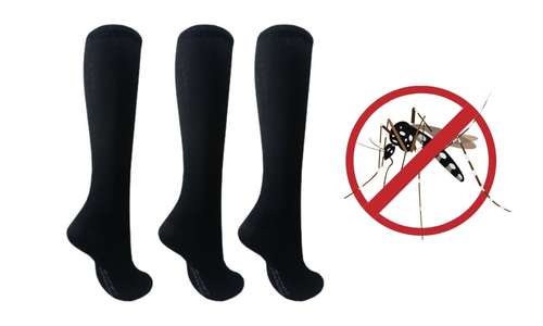 high knee socks prevents dengue