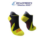 exped ladies sports nylon biker charcoal foot socks 4d0377 blazing yellow