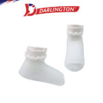 darlington babies casual cotton ankle socks 6d0662 white