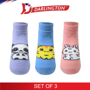 darlington babies fashion cotton anklet socks 6d0692 set of 3