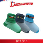 darlington babies fashion cotton anklet socks 6d0741 set of 3