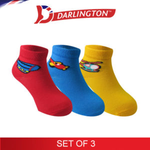 darlington kids fashion cotton anklet socks 7d0531 set of 3