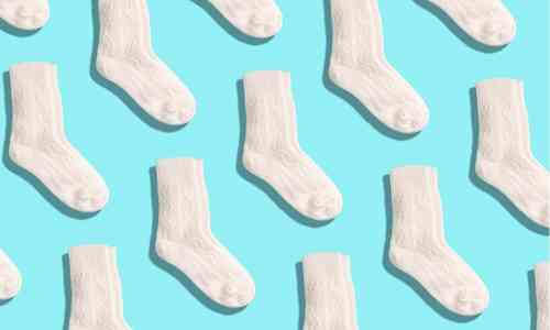 Basic white socks