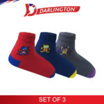 darlington babies fashion cotton anklet socks 6d0641 set of 3
