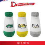 darlington babies fashion cotton anklet socks 6d0647 set of 3