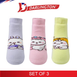 darlington babies fashion cotton anklet socks 6d0793 set of 3