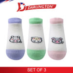 darlington babies fashion cotton anklet socks 6d0794 set of 3