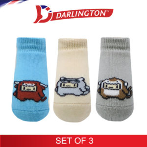 darlington babies thick cotton anklet socks 6d0645 set of 3