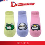 darlington babies thick cotton anklet socks 6d0696 set of 3