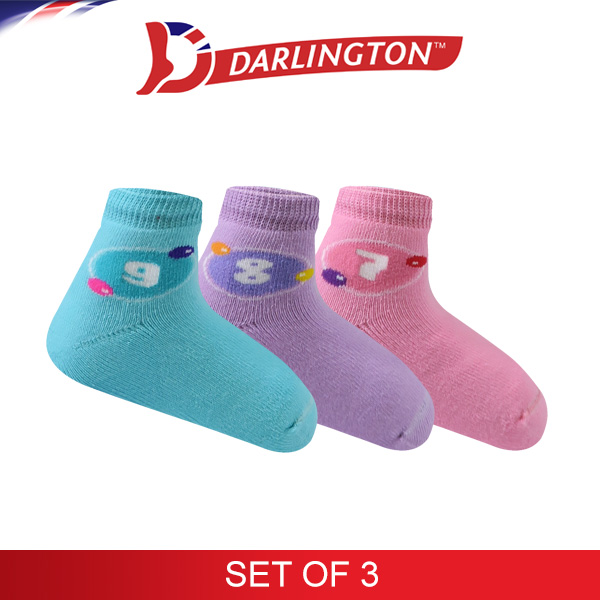 darlington babies thick cotton anklet socks 6d0795 set of 3