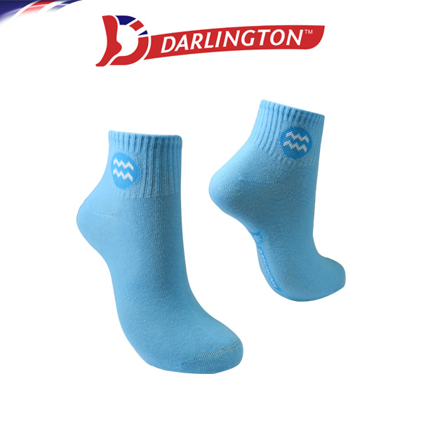 darlington ladies fashion cotton anklet socks 8e0123 moderate blue