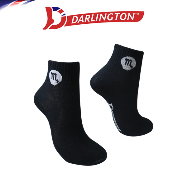 darlington ladies fashion cotton anklet socks 8e0125 black