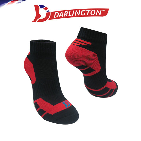 darlington men sports cotton anklet socks 9d0586 chinese red
