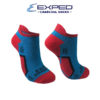 exped men sports nylon biker foot socks 5d1086 enamel blue