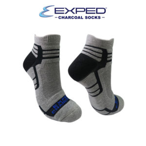 exped men sports thick cotton charcoal low cut 5d0386 medium gray