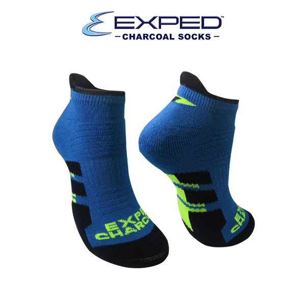 exped men sports thick cotton low cut socks 3d0746 colonial blue