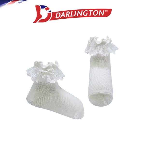 darlington babies basic cotton anklet socks 6ft862 white