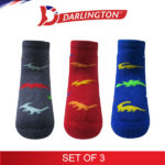 darlington babies fashion cotton anklet socks 6d0642 set of 3