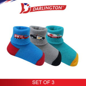 darlington babies fashion cotton anklet socks 6d1042 set of 3