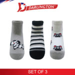 darlington babies fashion cotton anklet socks 6e0346 set of 3