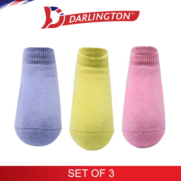 darlington babies thick cotton anklet socks 6b0393 set of 3
