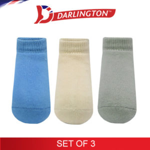 darlington babies thick cotton anklet socks 6d0342 set of 3