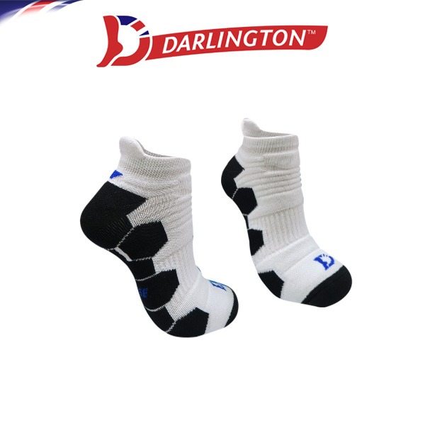 darlington men sports thick cotton coffee anklet socks 9e0186 white