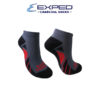 exped men sports nylon biker charcoal foot socks 5d1189 steel gray