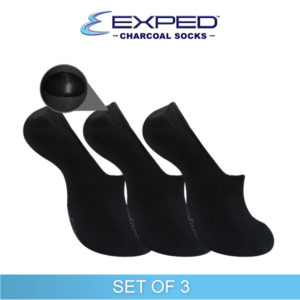 exped men sports thick cotton charcoal heel gel ultra noshow 5d1268 set of 3