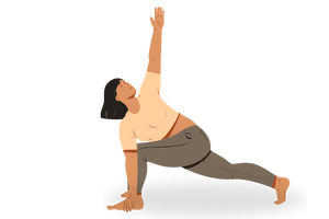 woman yoga pose