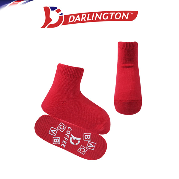 darlington babies casual cotton anti slip anklet socks 6e0511 chinese red