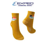 exped ladies fashion cotton charcoal medium socks 4e1023 mustard