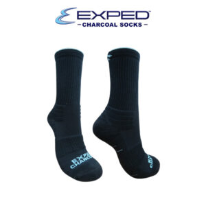 exped men sports thick cotton charcoal regular socks 5e1092 black