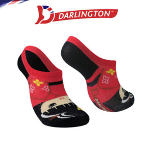 darlington kids fashion cotton twinning socks noshow 7a1261 chinese red