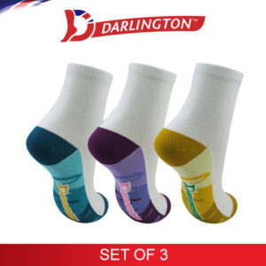darlington ladies casual cotton crew length 8g0152 set of 3